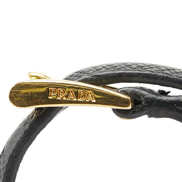 Prada Black Saffiano Leather Belt main image 7